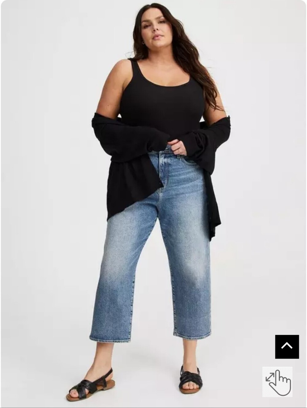 Torrid Ankle Crop High-Rise Straight Jean